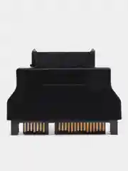 Серый переходник  сата с micro SATA13, SATA18  на SATA 2.5"