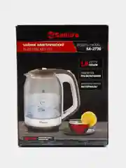 Чайник электрический Sakura SA-2736R, стеклянный, с точечной подсветкой, 1.8 л