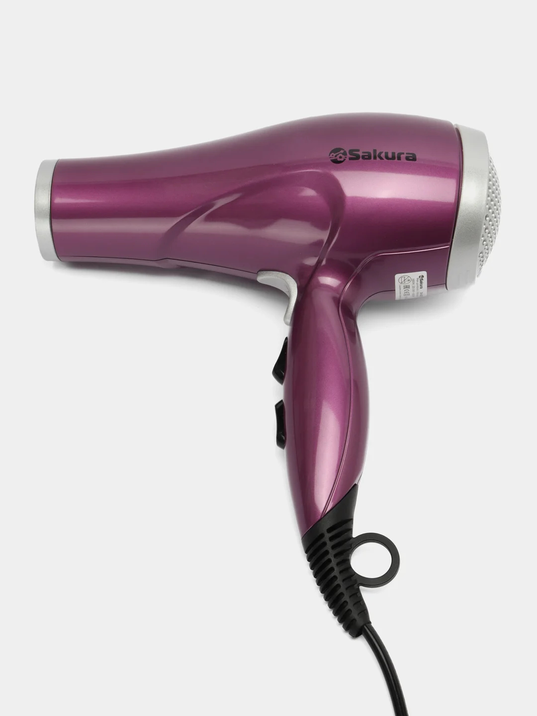 Фен для волос Sakura SA-4032P, 2200Вт, 4 температурных режима, 2 скорости