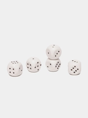 Кости игральные для настольных игр, Покера 15*15мм, 5 шт, 10 шт
