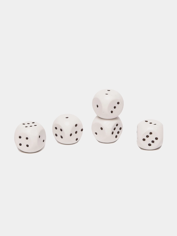 Кости игральные для настольных игр, Покера 15*15мм, 5 шт, 10 шт