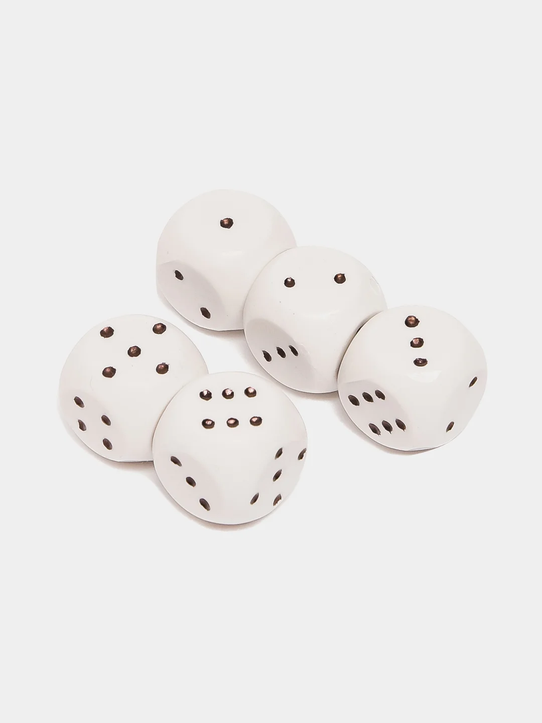 Белый кости игральные для настольных игр, Покера 15*15мм, 5 шт, 10 шт