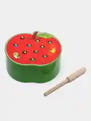 Кораллово-розовый магнитная игра  . Магнитная рыбалка клубника .Магнитная рыбалка яблоко