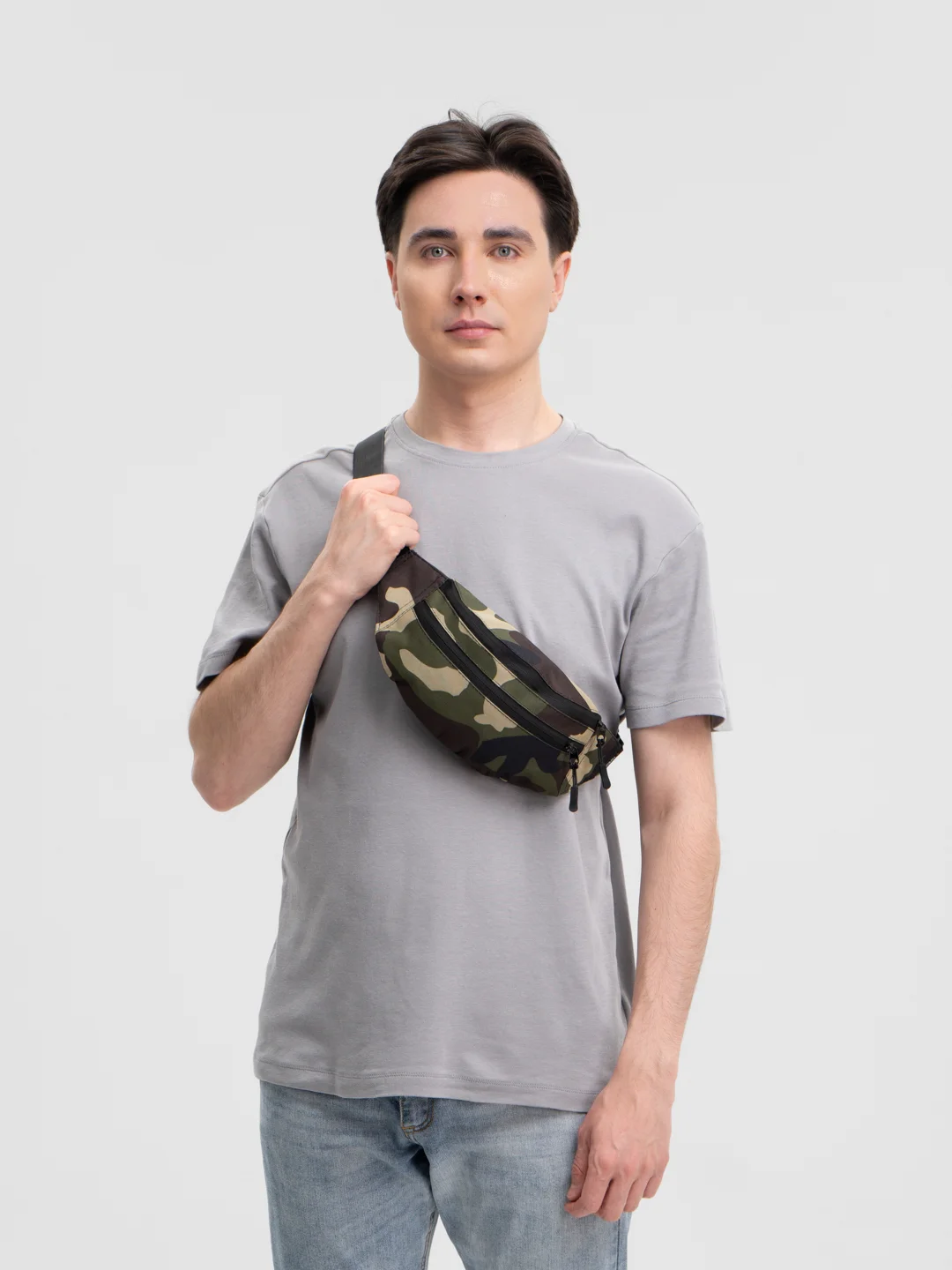 Золотистый хаки поясная сумка Toprock Classic Bag, унисекс, 17 цветов