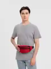 Алый поясная сумка Toprock Classic Bag, унисекс, 17 цветов