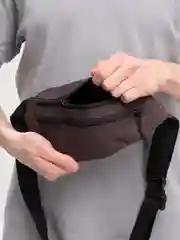 Коричневый поясная сумка Toprock Classic Bag, унисекс, 17 цветов