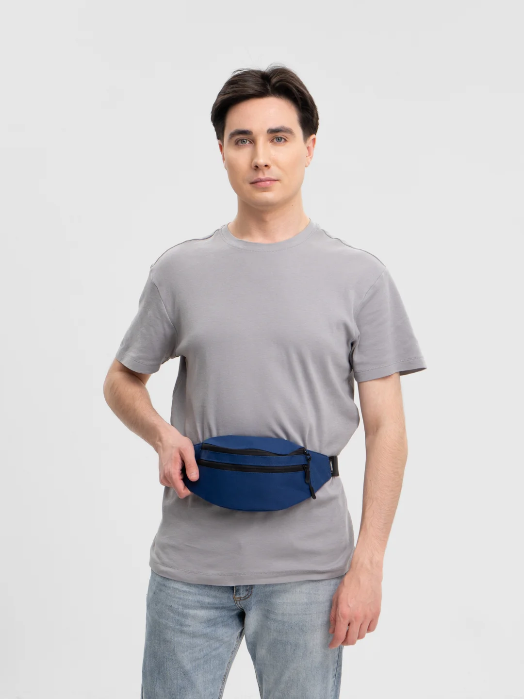 Темно-синий поясная сумка Toprock Classic Bag, унисекс, 17 цветов