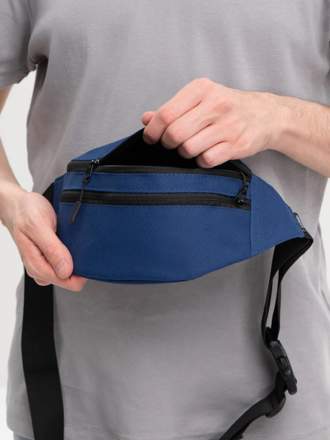 Темно-синий поясная сумка Toprock Classic Bag, унисекс, 17 цветов