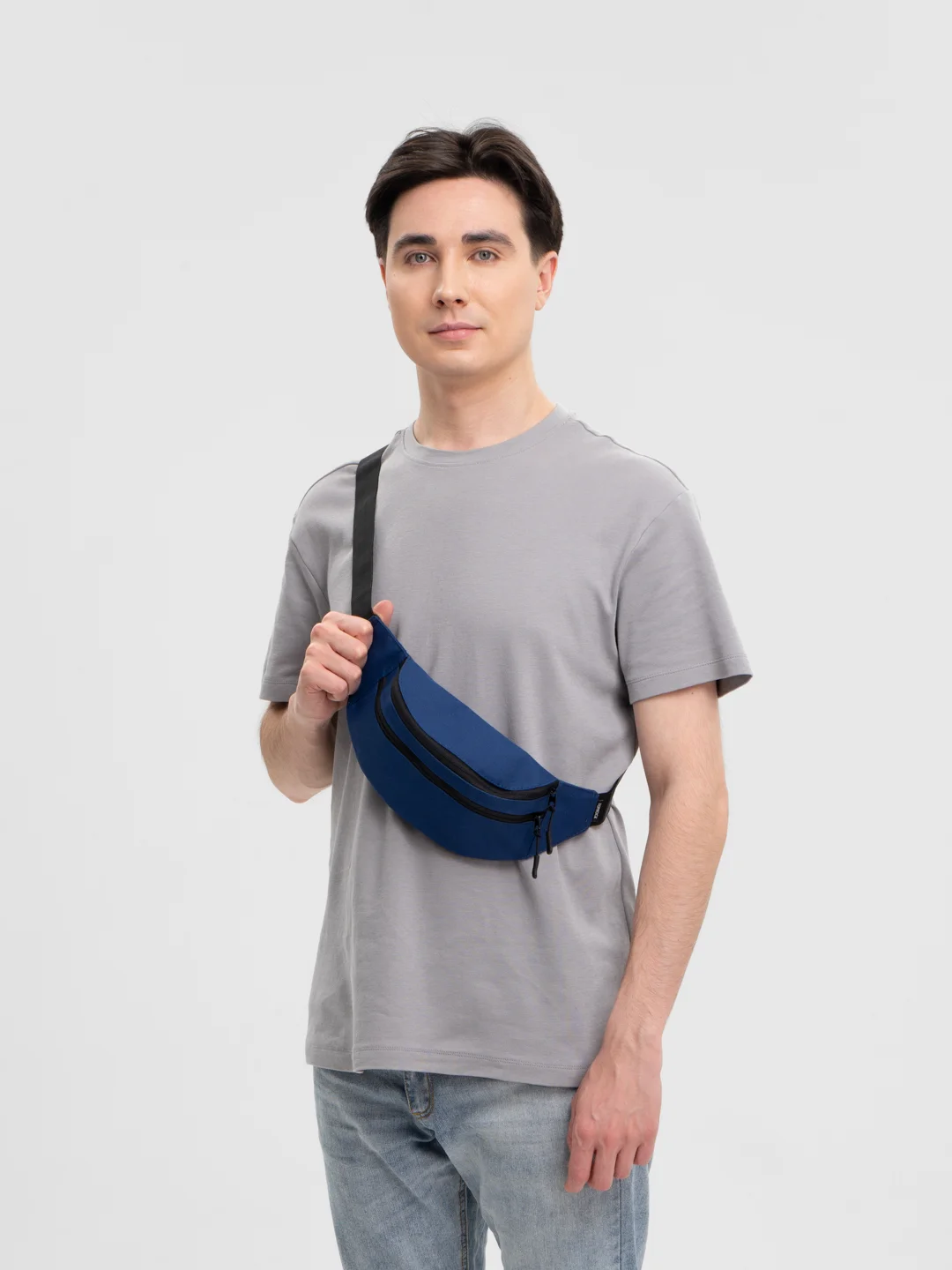 Темно-синий поясная сумка Toprock Classic Bag, унисекс, 17 цветов