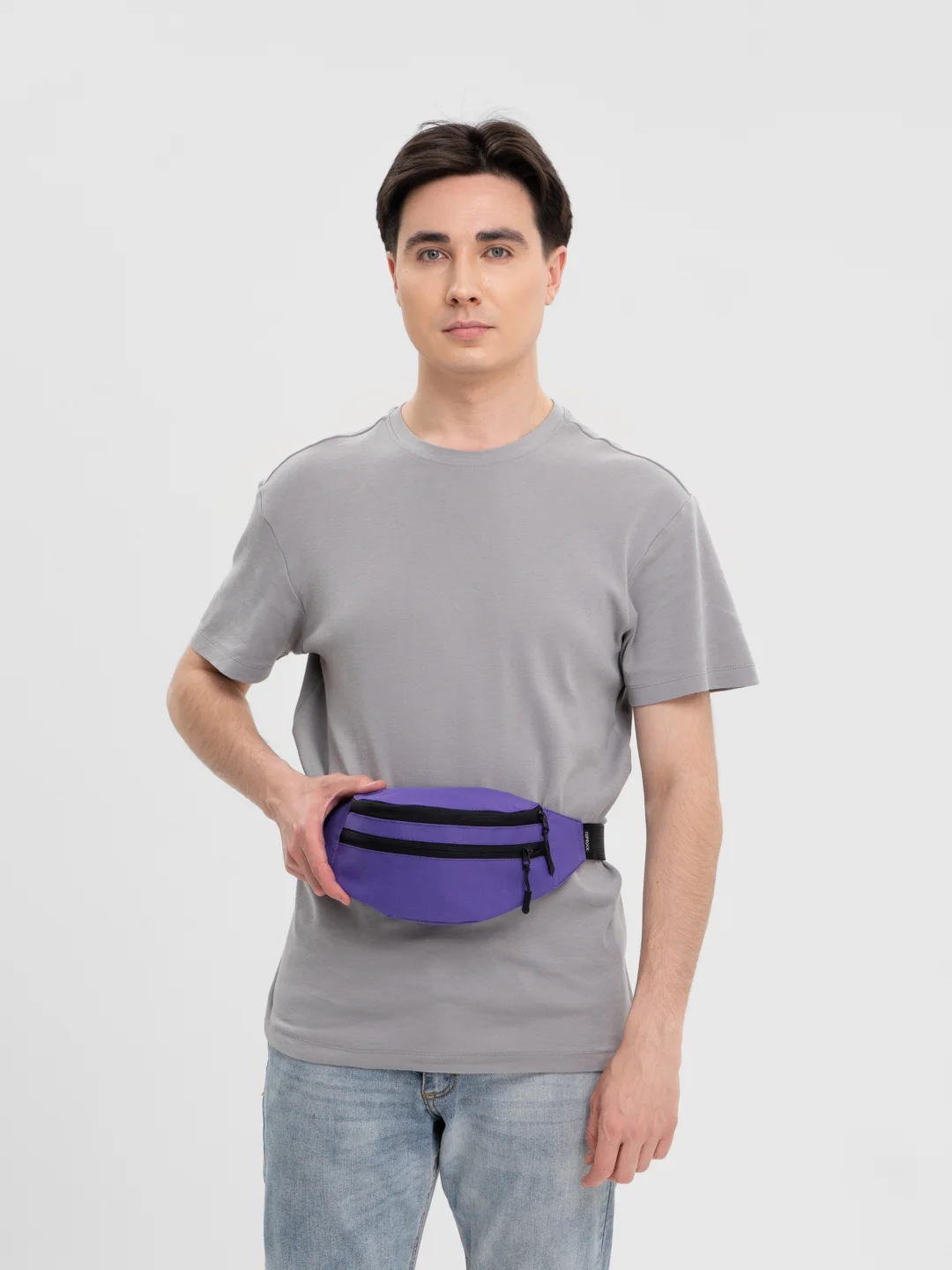 Фиолетовый поясная сумка Toprock Classic Bag, унисекс, 17 цветов
