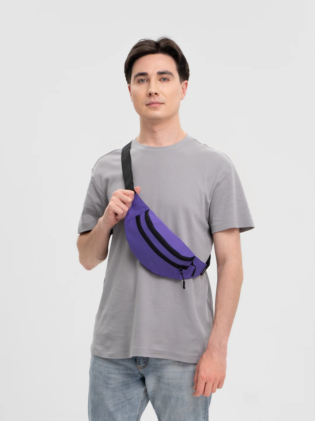 Фиолетовый поясная сумка Toprock Classic Bag, унисекс, 17 цветов