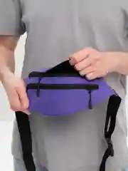 Фиолетовый поясная сумка Toprock Classic Bag, унисекс, 17 цветов