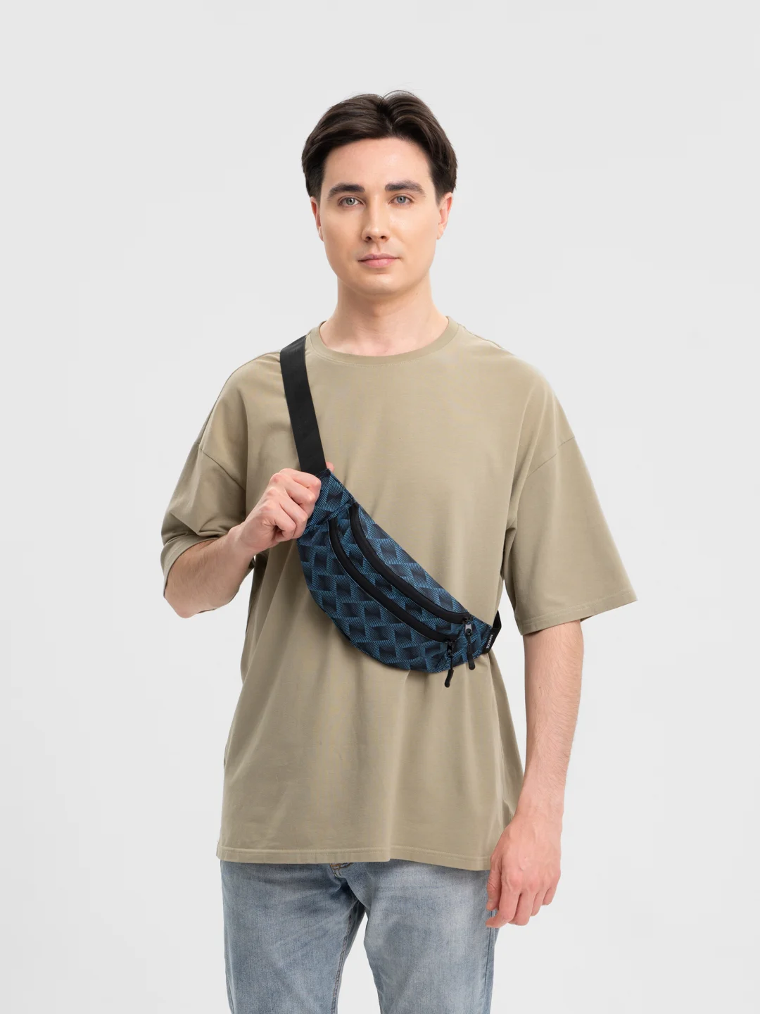 Синий поясная сумка Toprock Classic Bag, унисекс, 17 цветов