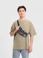 Серый металлик поясная сумка Toprock Classic Bag, унисекс, 17 цветов