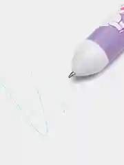 Фиолетовый ручка многоцветная шариковая "Единорог", 10 цветов