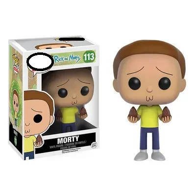 Желтый коллекционная фигурка Рик и Морти, 4 вида (Rick and Morty)