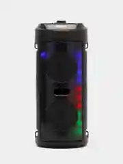 Черный портативная музыкальная колонка ZQS4248 с микрофоном и пультом