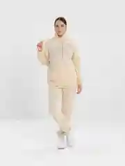 Бежевый костюм спортивный женский