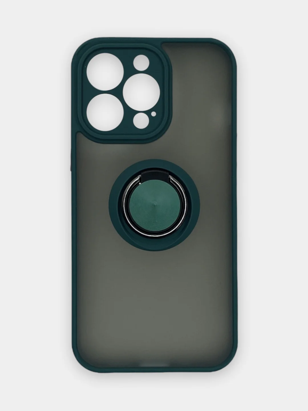 Морской чехол iPhone 13, 13 Pro, пластиковый, матовый, с кольцом и цветными кнопками