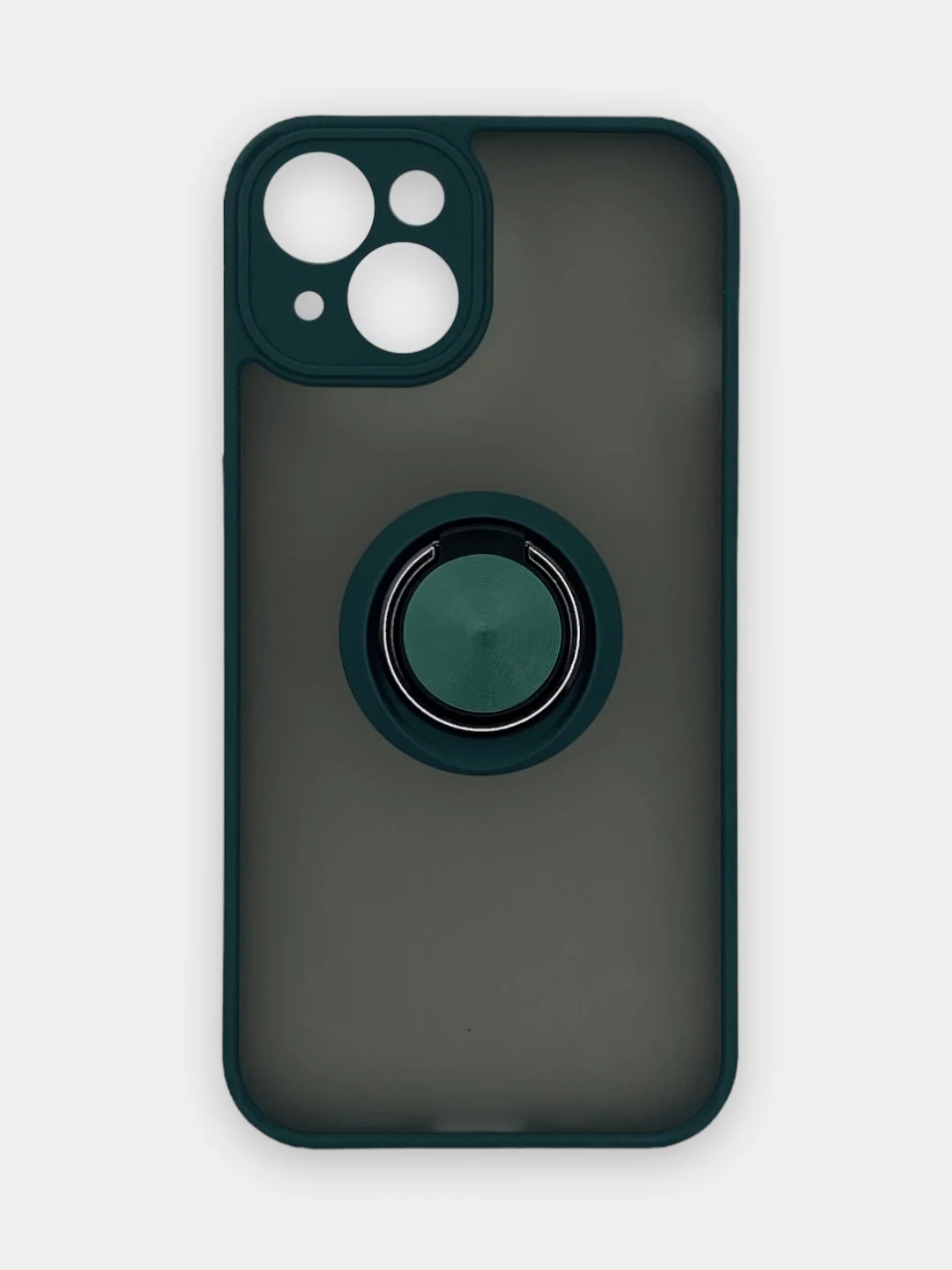 Морской чехол iPhone 13, 13 Pro, пластиковый, матовый, с кольцом и цветными кнопками