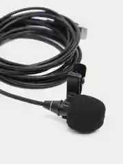 Микрофон петличный Hoco L14 Lightning, цвет черный, 2 м
