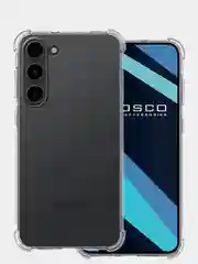 Прозрачный чехол для Samsung Galaxy S23+ Plus противоударный силиконовый ROSCO прозрачный с углами