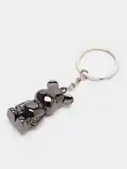 Серебряный брелок для ключей "Мишка"