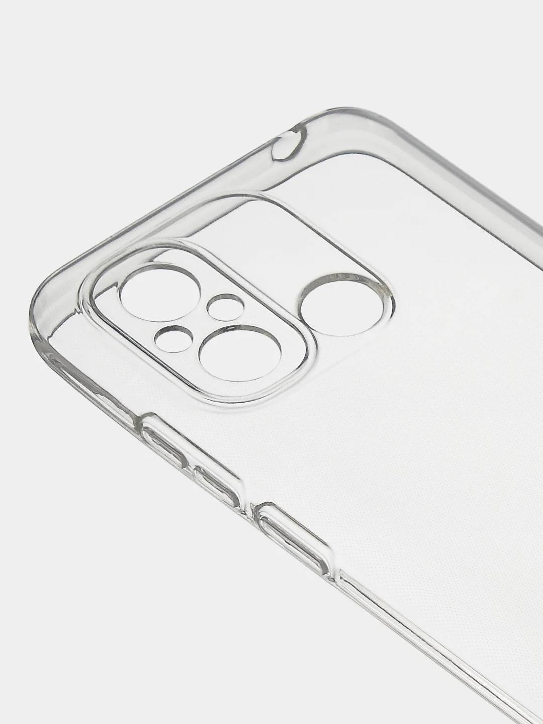 Чехол для Redmi 12C / Poco C55, прозрачный, силиконовый