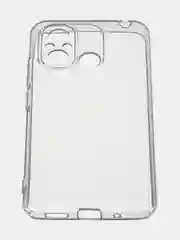 Чехол для Redmi 12C / Poco C55, прозрачный, силиконовый