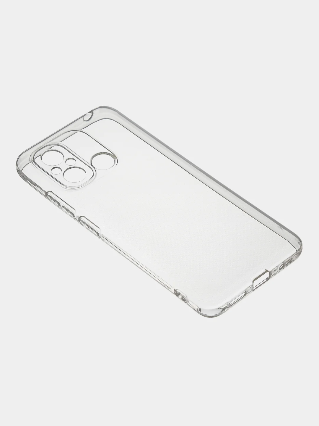 Чехол для Redmi 12C / Poco C55, прозрачный, силиконовый