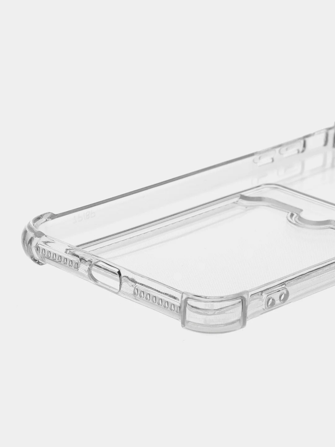 Чехол с карманом для карт iPhone 11/XR/12/13/XS/6s/7/8/SE/Pro/Max/Plus/mini, силиконовый