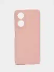 Пудровый силиконовый чехол для Huawei Honor X7 (Хуавей Хонор Х7), с защитой камеры