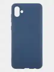 Синий чехол ROSCO для Samsung Galaxy A04, матовый, силиконовый, бортик вокруг камер