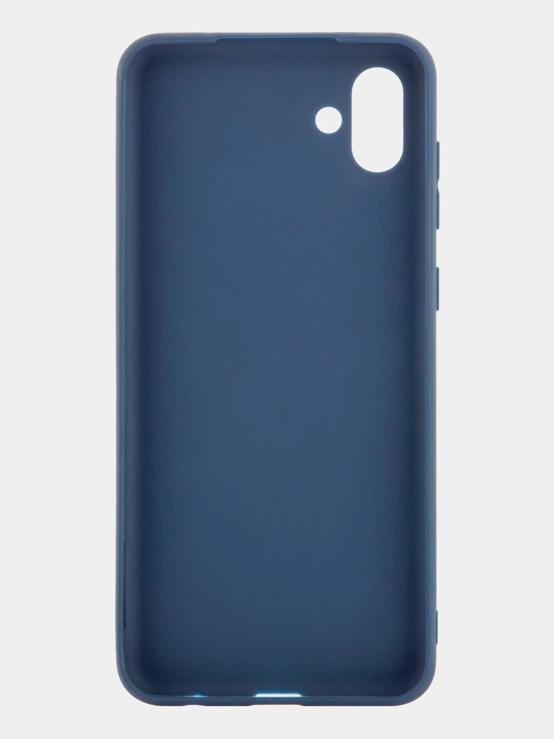 Синий чехол ROSCO для Samsung Galaxy A04, матовый, силиконовый, бортик вокруг камер