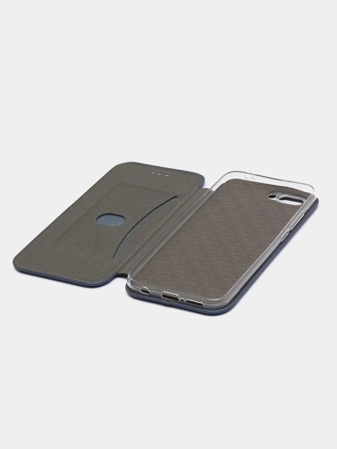 Темно-синий чехол-книжка Honor 7A, 7C, 8A, 8X, X8, 9, 9A, 9C, 9S, 9X, 10I, 10 Lite, 20, Y5P, Y6P