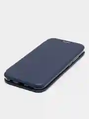 Темно-синий чехол-книжка Honor 7A, 7C, 8A, 8X, X8, 9, 9A, 9C, 9S, 9X, 10I, 10 Lite, 20, Y5P, Y6P