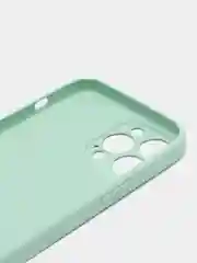 Бирюзовый чехол для айфон со стеклянной панелью iPhone 11, 12, 13, 14, Pro, 12 Pro Max, 14 Pro