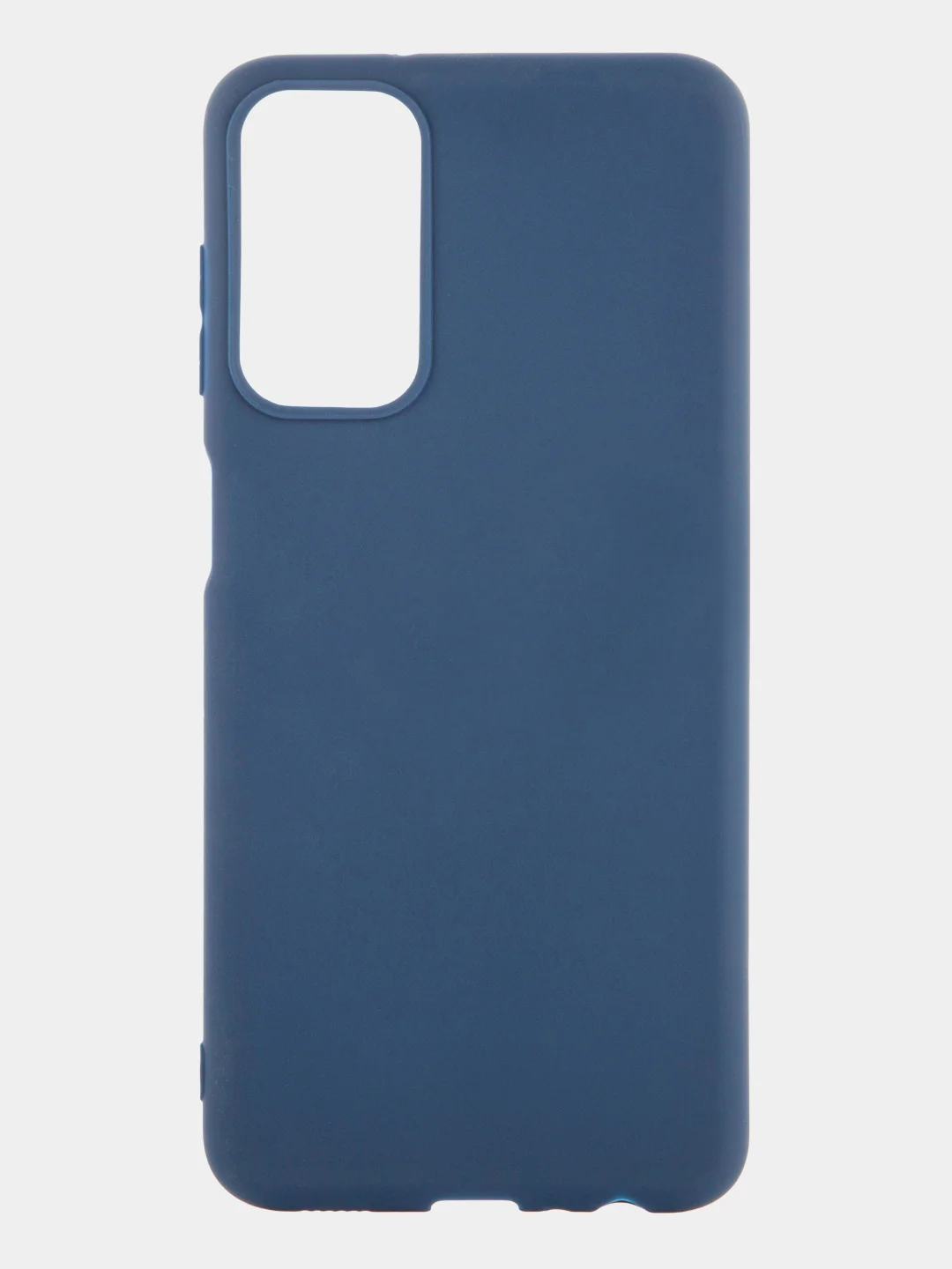 Синий чехол ROSCO для Samsung Galaxy M13, матовый, силиконовый, бортик вокруг камер