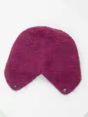 Фуксия шапка женская с ушками