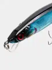 Синий рыболовный воблер "Минноу" (Minnow), 9,8 см, 10 г, 8 цветов