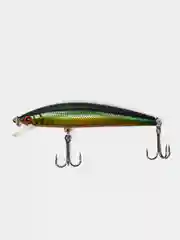 Зеленый рыболовный воблер "Минноу" (Minnow), 8 см, 8 г, 5 цветов