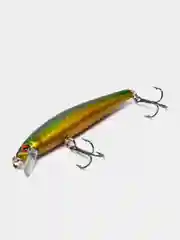 Зеленый рыболовный воблер "Минноу" (Minnow), 8 см, 8 г, 5 цветов