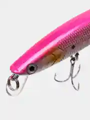 Тёмно-розовый рыболовный воблер "Минноу" (Minnow), 8,7 см, 8 г, 10 цветов