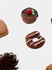 Шоколадный кабошон фигурки для рукоделия, поделок, игр, декорирования. Набор из 10шт