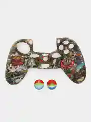 Лазурный защитный чехол с принтом для джойстика PS4, DualShock 4, PlayStation 4