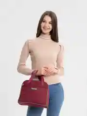 Бордовый сумка женская повседневная
