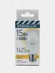 Лампа светодиодная Ergolux Е27, 15 Вт, LED-A60-15W-E27