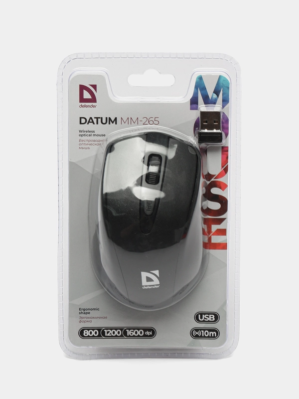 Беспроводная мышь Defender Datum,1600 dpi