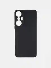 Черный чехол для Infinix Hot 20s, силиконовый, с защитой камеры