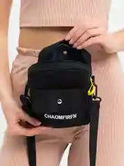 Горчичный сумка через плечо, спортивная, холщовая ткань, унисекс